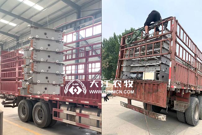 清理豬圈豬糞的機器-豬圈自動清糞機，在廠家裝車發(fā)貨